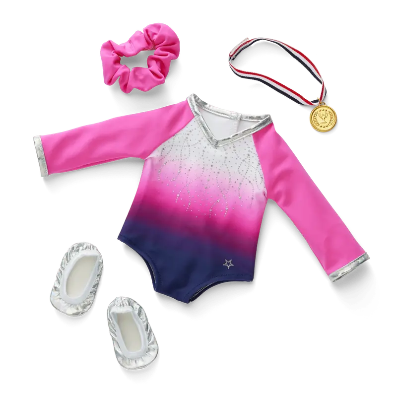 Beam With Pride Gymnastics Outfit For 18-Inch Dolls 1