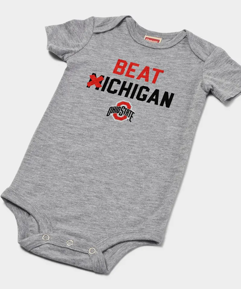 Beat Michigan Baby One Piece 2