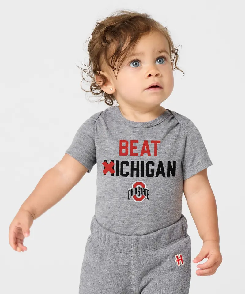Beat Michigan Baby One Piece 3