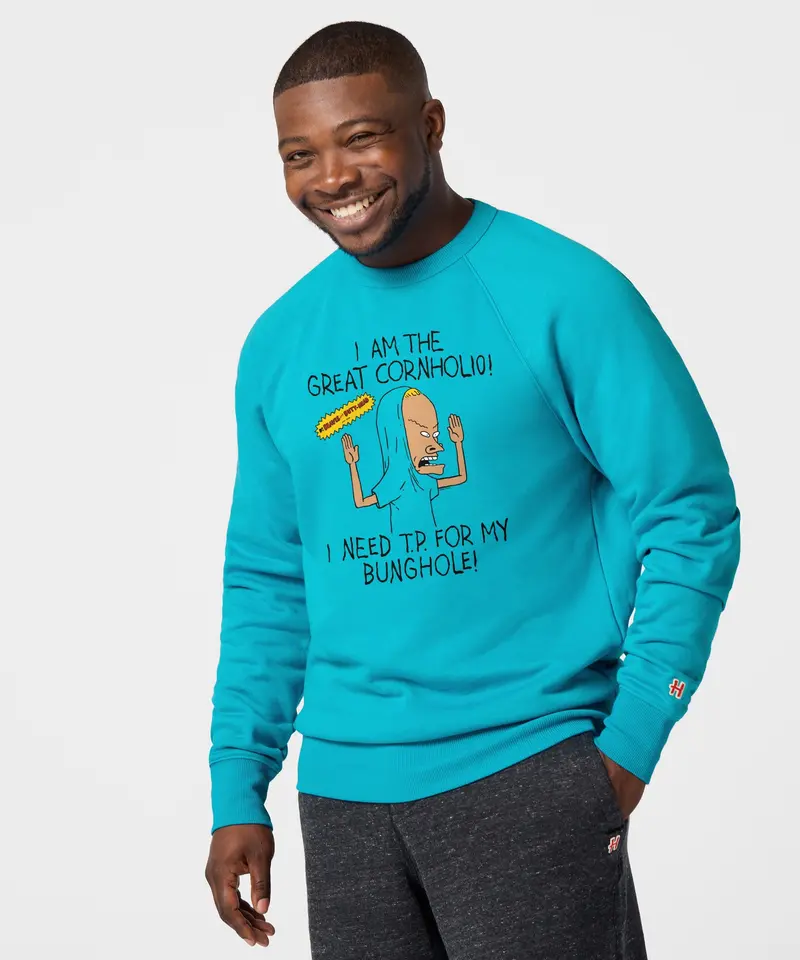 Beavis And Butt-Head Great Cornholio Crewneck 3