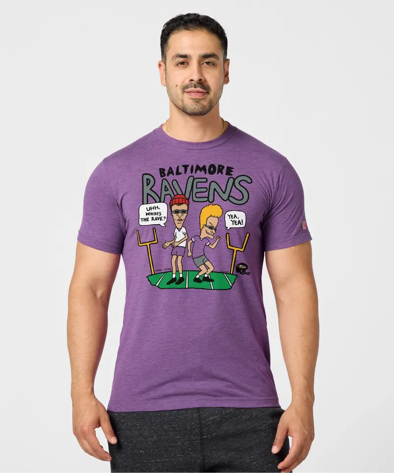Beavis And Butt-Head X Baltimore Ravens Rave 3