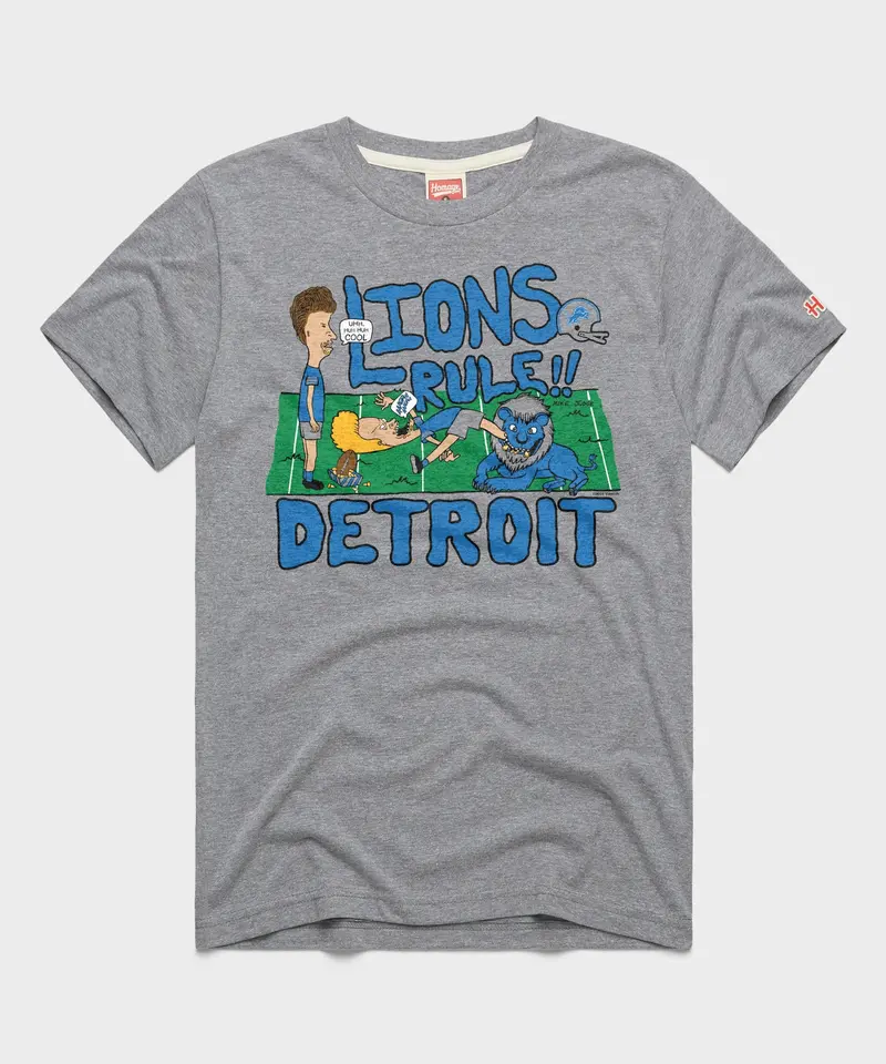 Beavis And Butt-Head X Detroit Lions Rule 1