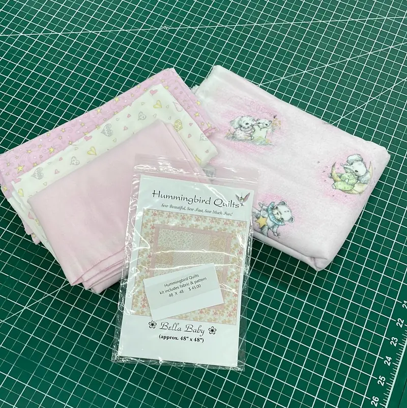 Bella Baby Hummingbird Quilts Flannel Kit 1