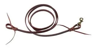 Berlin Latigo Flat Roping Rein 5/8"X 8' 1