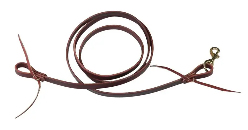 Berlin Leather 1/2"X 8' Roping Rein 1