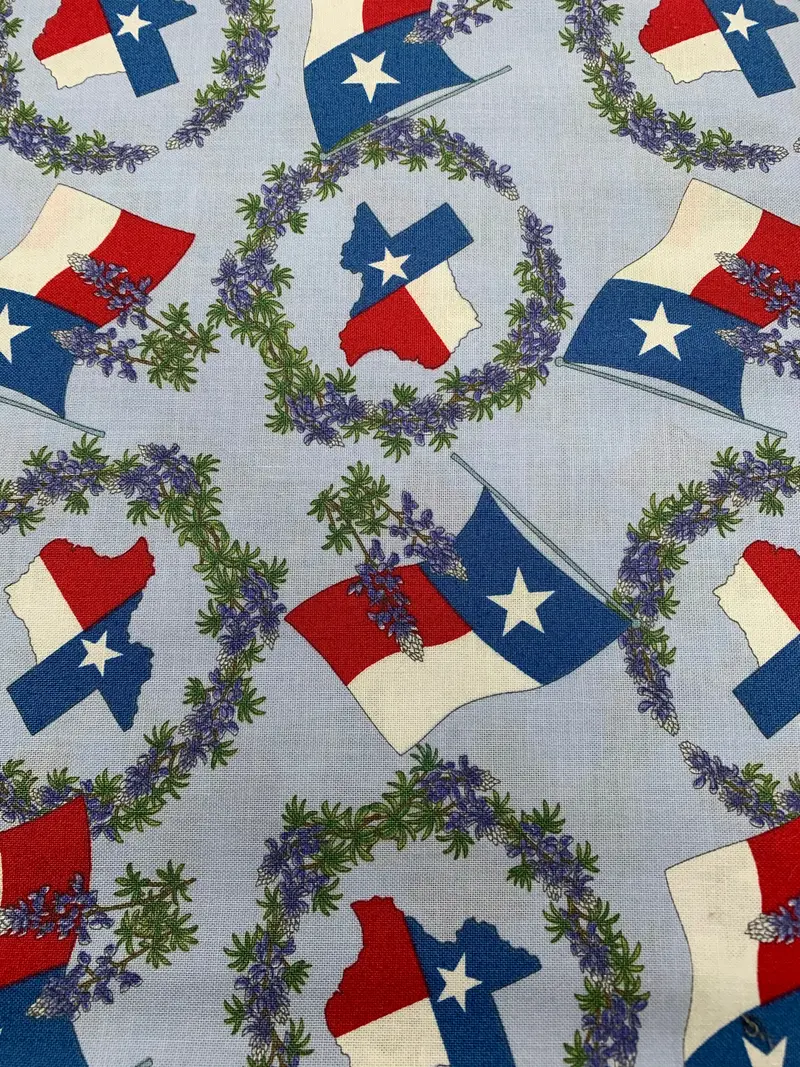 Best Of Texas  Light Blue Background 15810 11 By Moda 100% Cotton 1