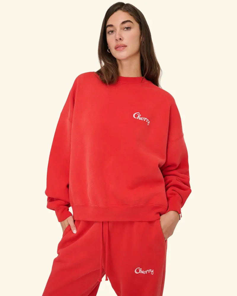 Best Quality Crewneck (Sun Faded Red) 4