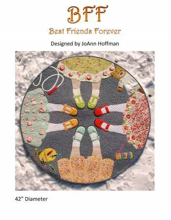 Bff Best Friends Forever By Joann Hoffman 42” Diameter 1