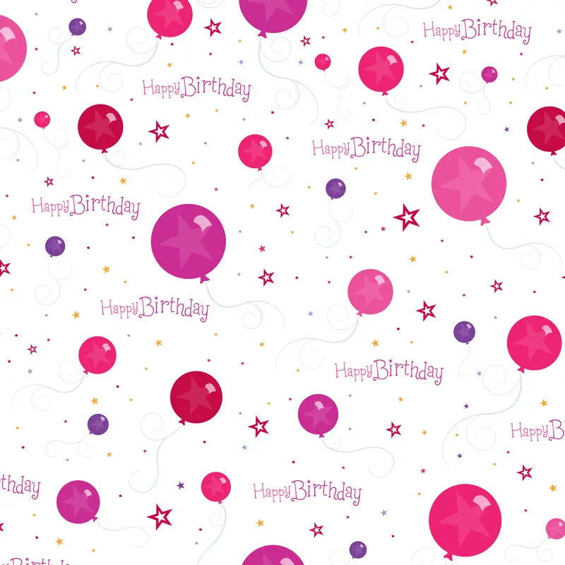 Birthday Wishes Gift Wrap 1