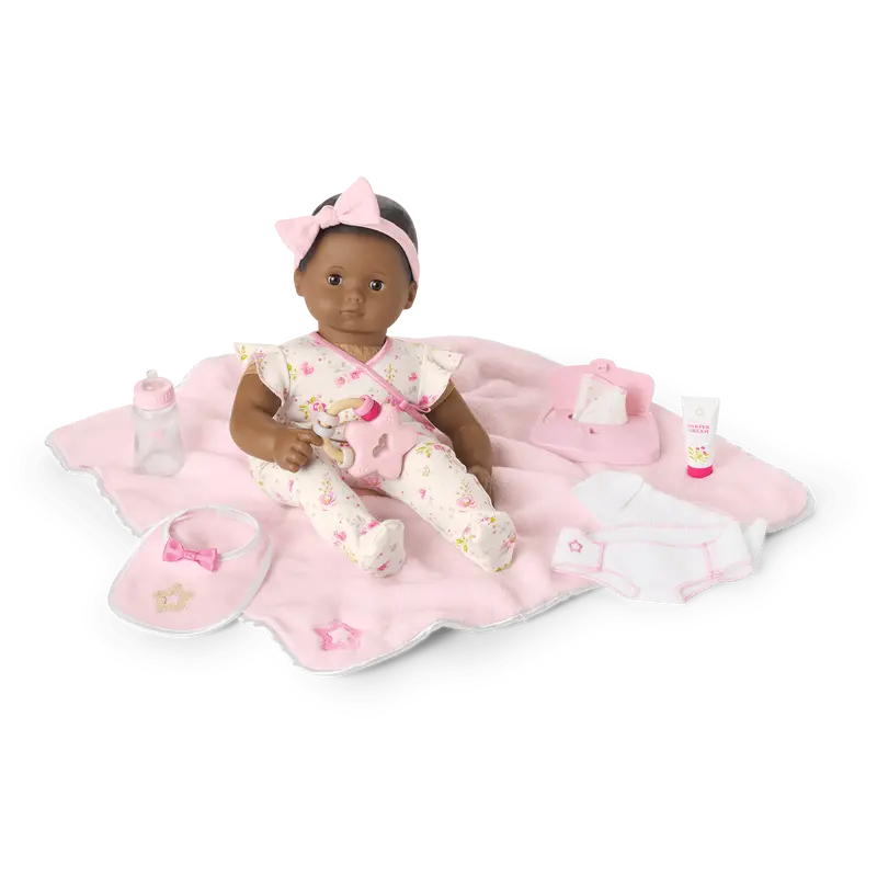 Bitty Baby® Doll #1 With Black Hair Care & Play Set 1