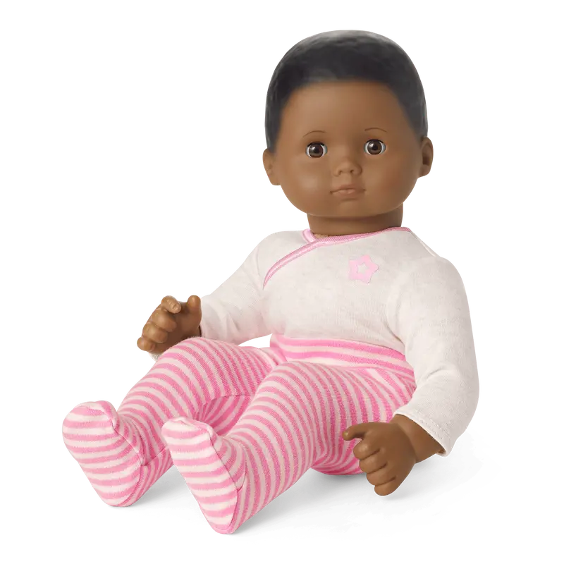 Bitty Baby® Doll #1 With Black Hair In Pretty Pink 1