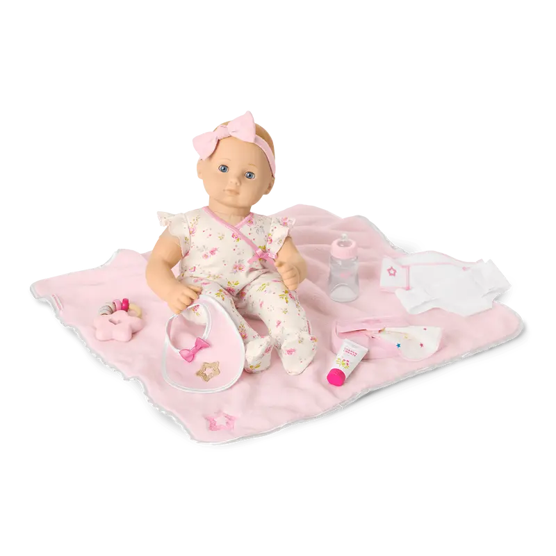 Bitty Baby® Doll #3 With Blonde Hair Care & Play Set 1