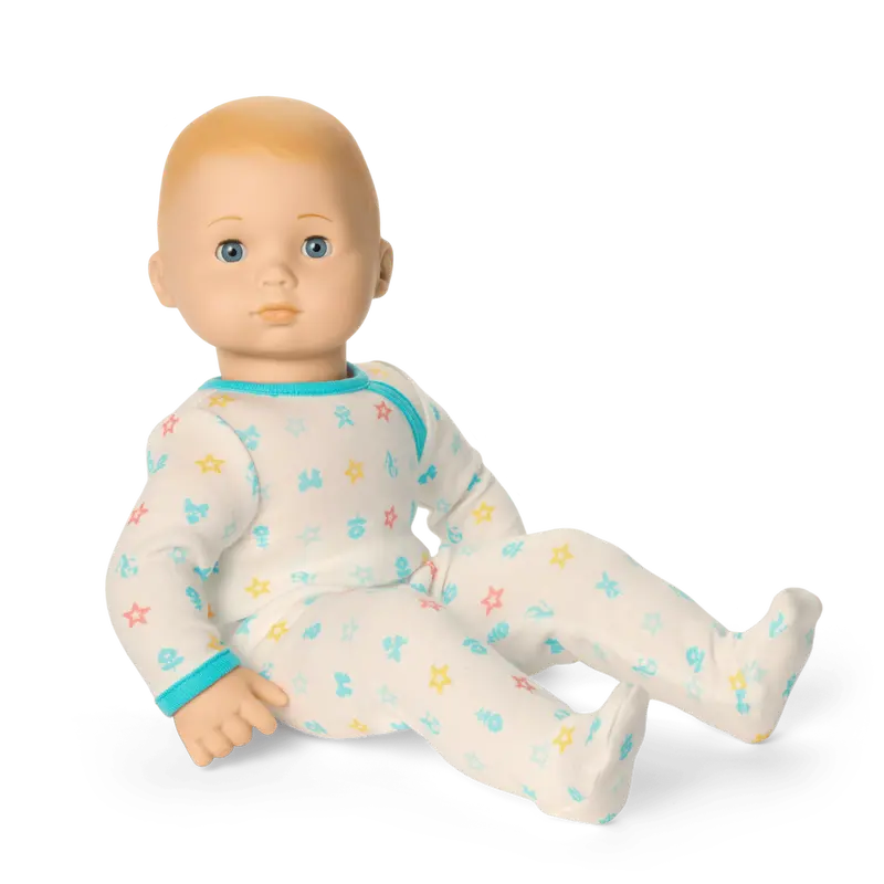 Bitty Baby® Doll #3 With Blonde Hair In Pastel Blue 1