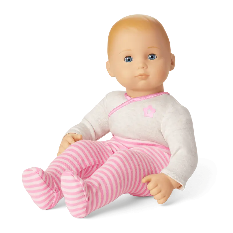 Bitty Baby® Doll #3 With Blonde Hair In Pretty Pink 1