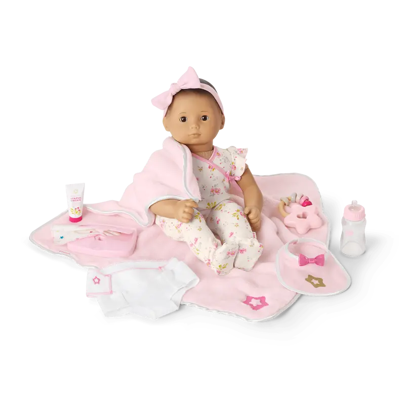 Bitty Baby® Doll #4 With Black Hair Care & Play Set 1