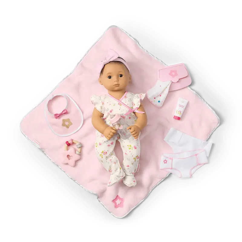 Bitty Baby® Doll #4 With Black Hair Care & Play Set 2