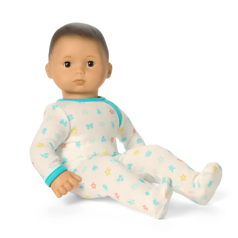 Bitty Baby® Doll #4 With Black Hair In Pastel Blue 1