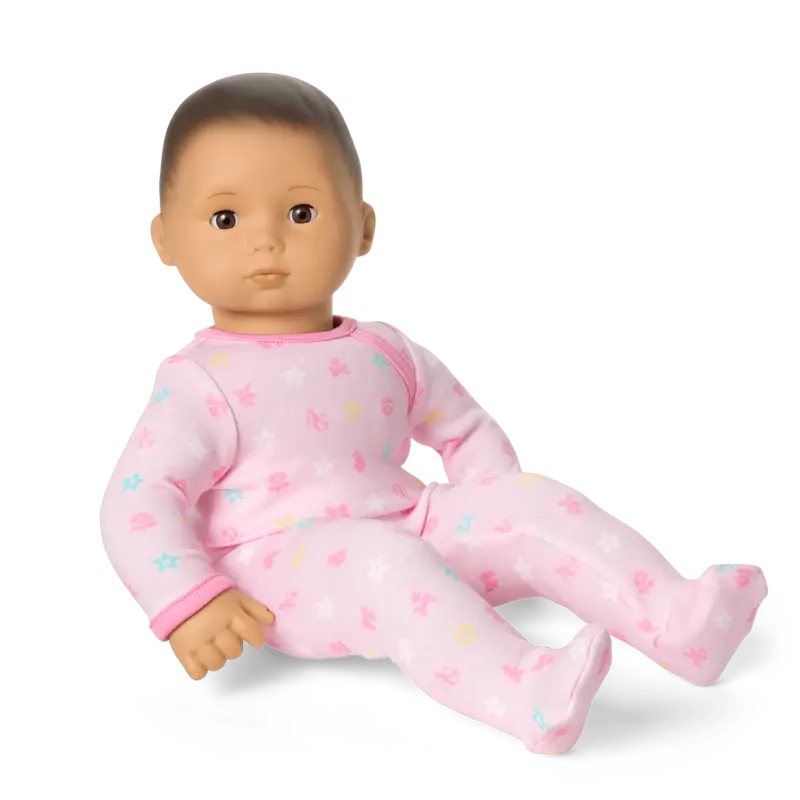 Bitty Baby® Doll #4 With Black Hair In Pastel Pink 1