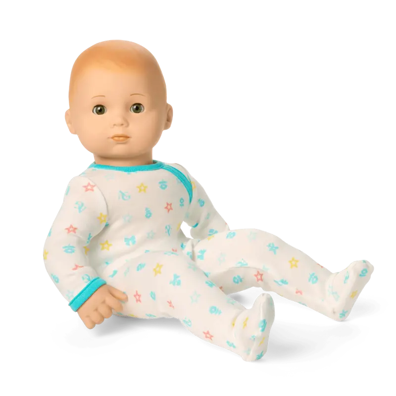 Bitty Baby® Doll #6 With Red Hair In Pastel Blue 1