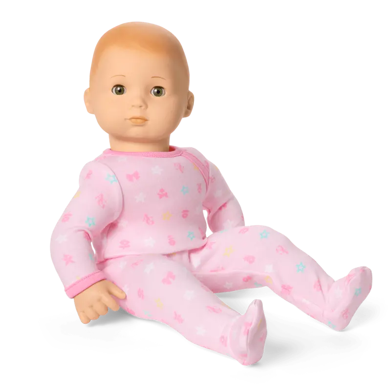 Bitty Baby® Doll #6 With Red Hair In Pastel Pink 1