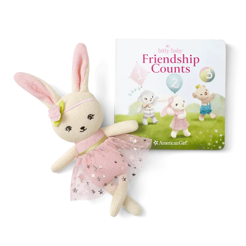 Bitty’S™ Bunny Friend & Friendship Counts Board Book 1