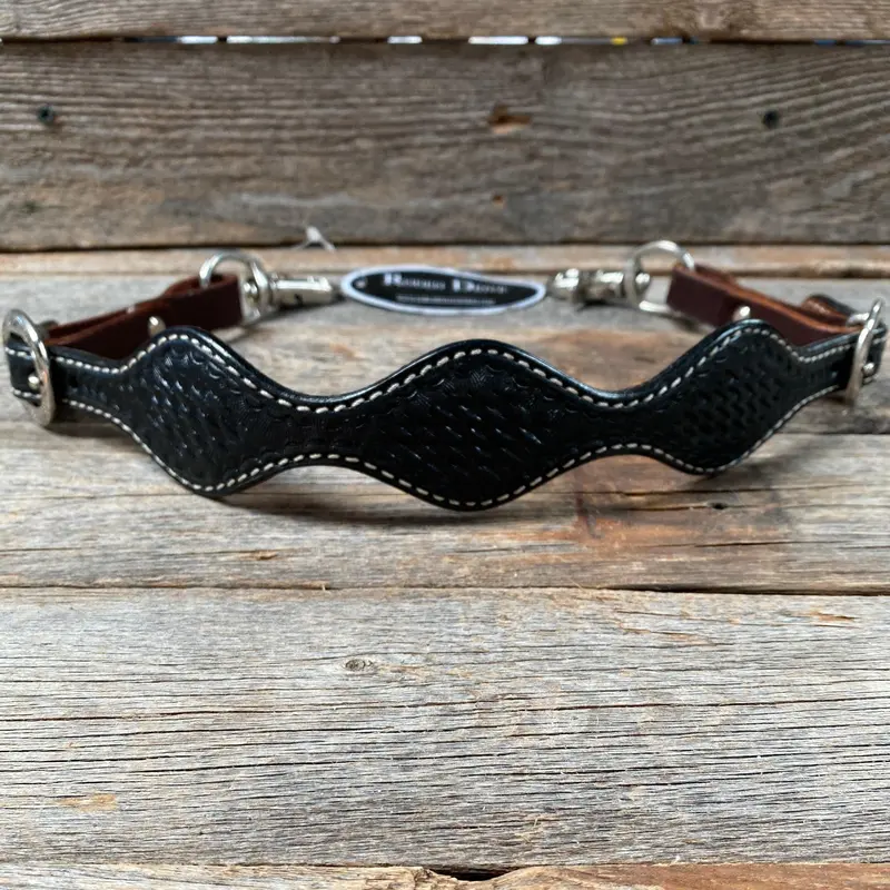 Black Basketweave Wither Strap #Wsbb 1