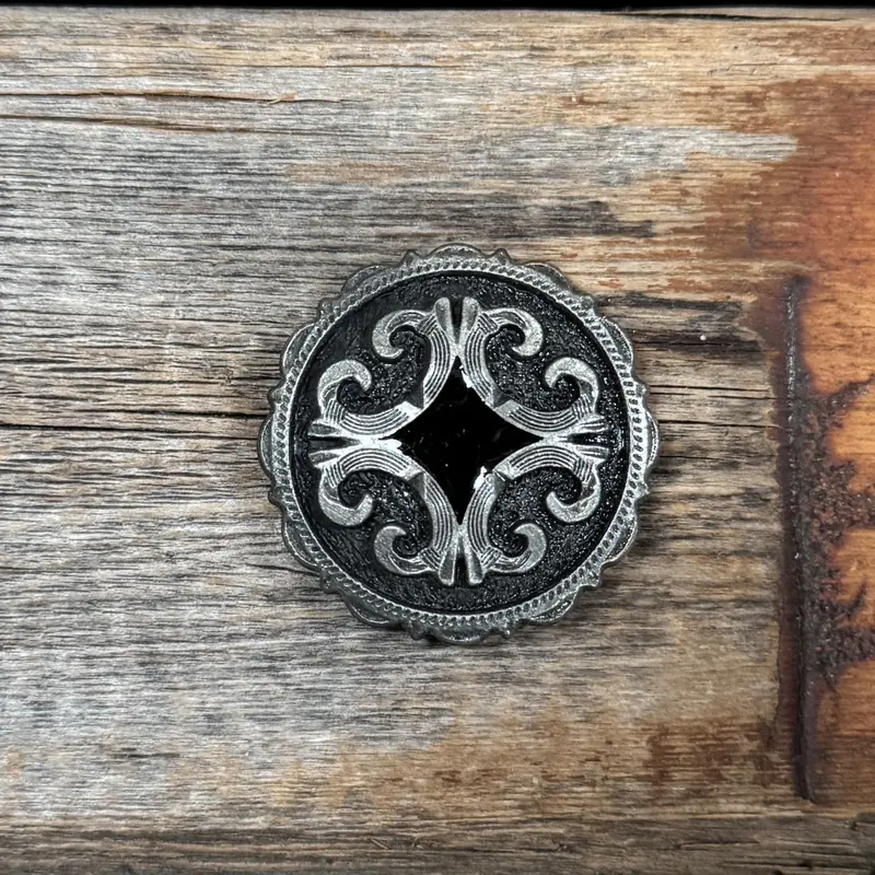Black Diamond Antique Silver 1.5" Concho W213l 1