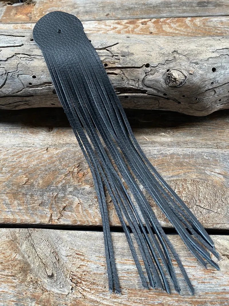 Black Leather Fringe 1