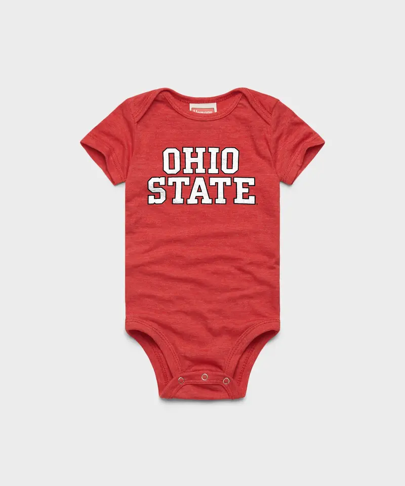 Block Ohio State Baby One Piece 1