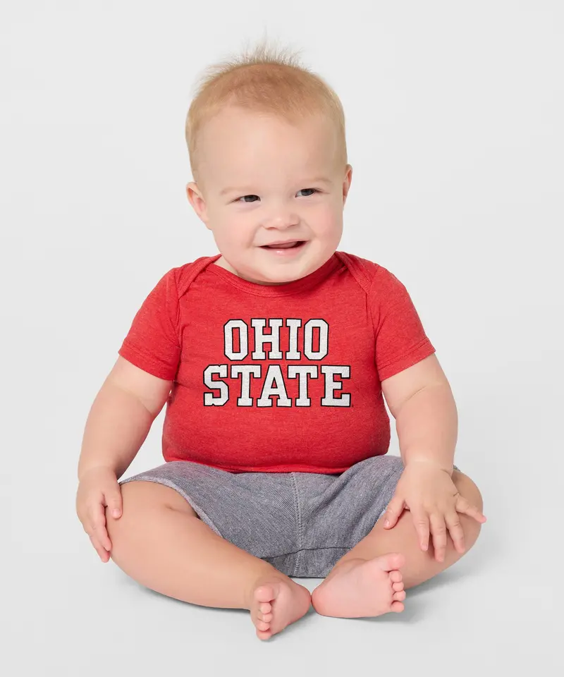 Block Ohio State Baby One Piece 3