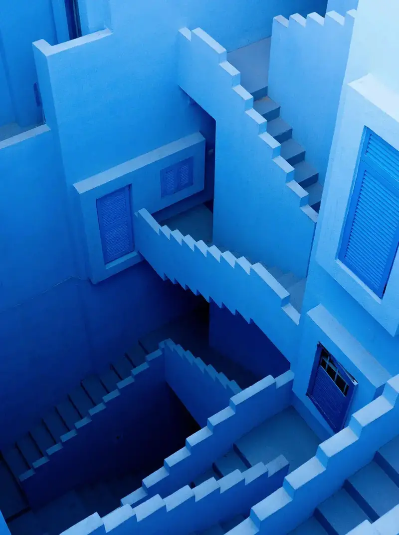 Blue Staircases 2