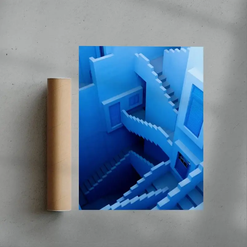 Blue Staircases 3