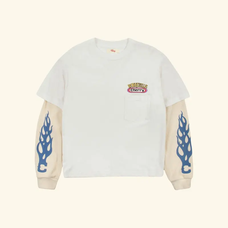 Bonneville Boxy Pocket Thermal (Vintage White) 1