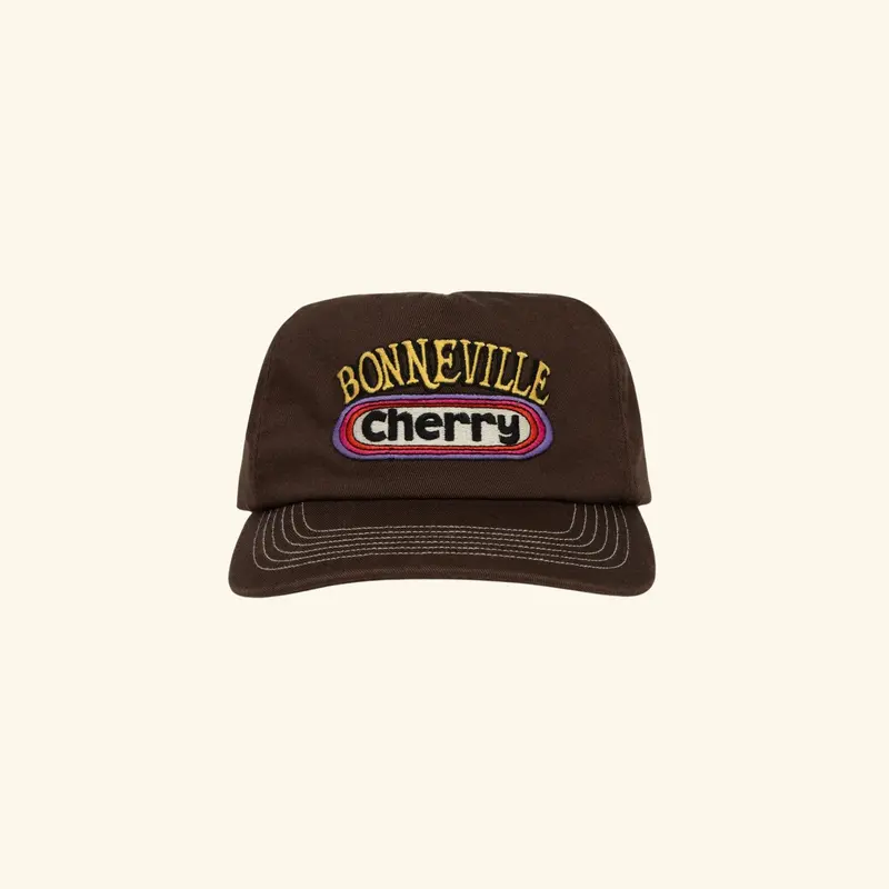 Bonneville Contrast 5 Panel Hat (Brown) 1