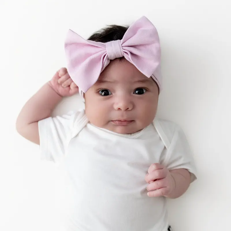 Bow Headband In Thistle 1