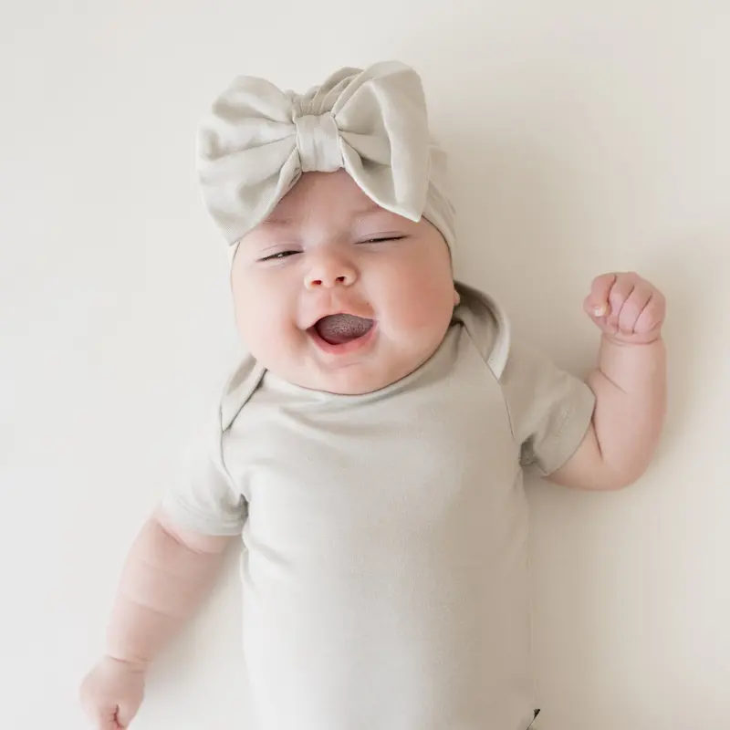 Bow Headwrap In Oat 1