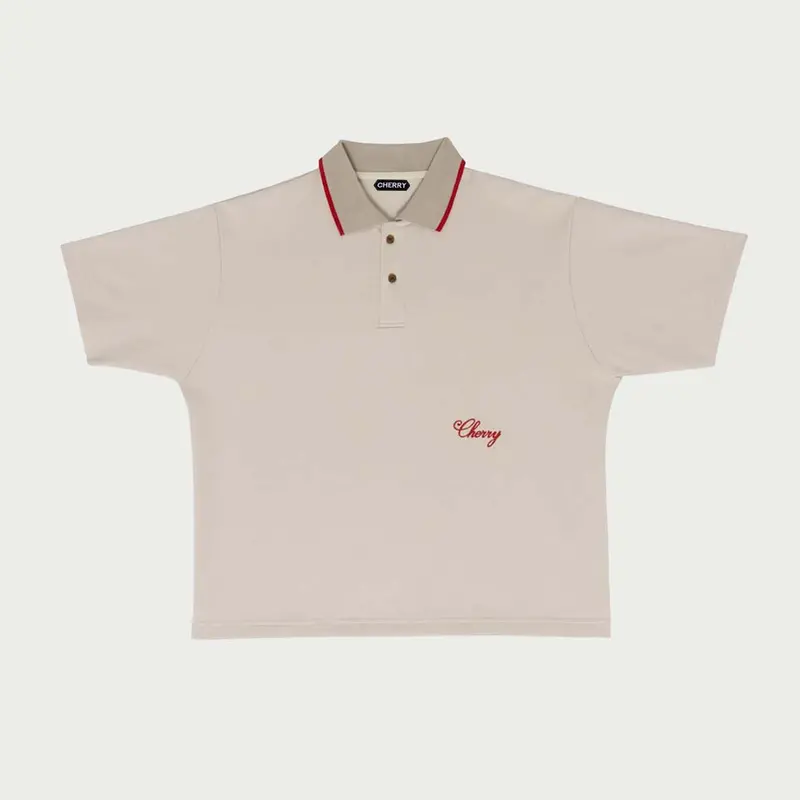Boxy Polo (Cream) 1
