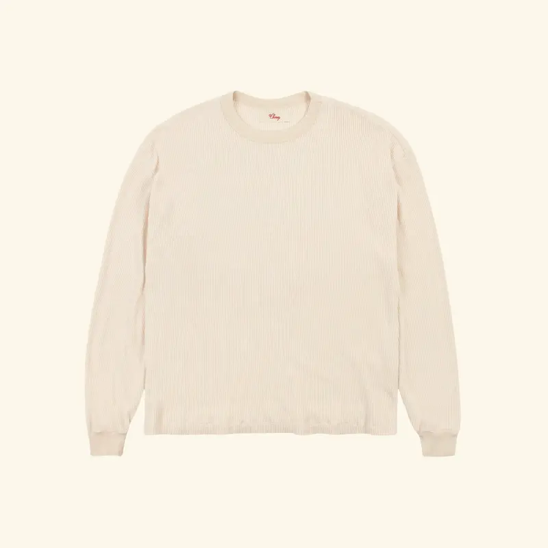 Boxy Thermal Longsleeve (Natural) 2