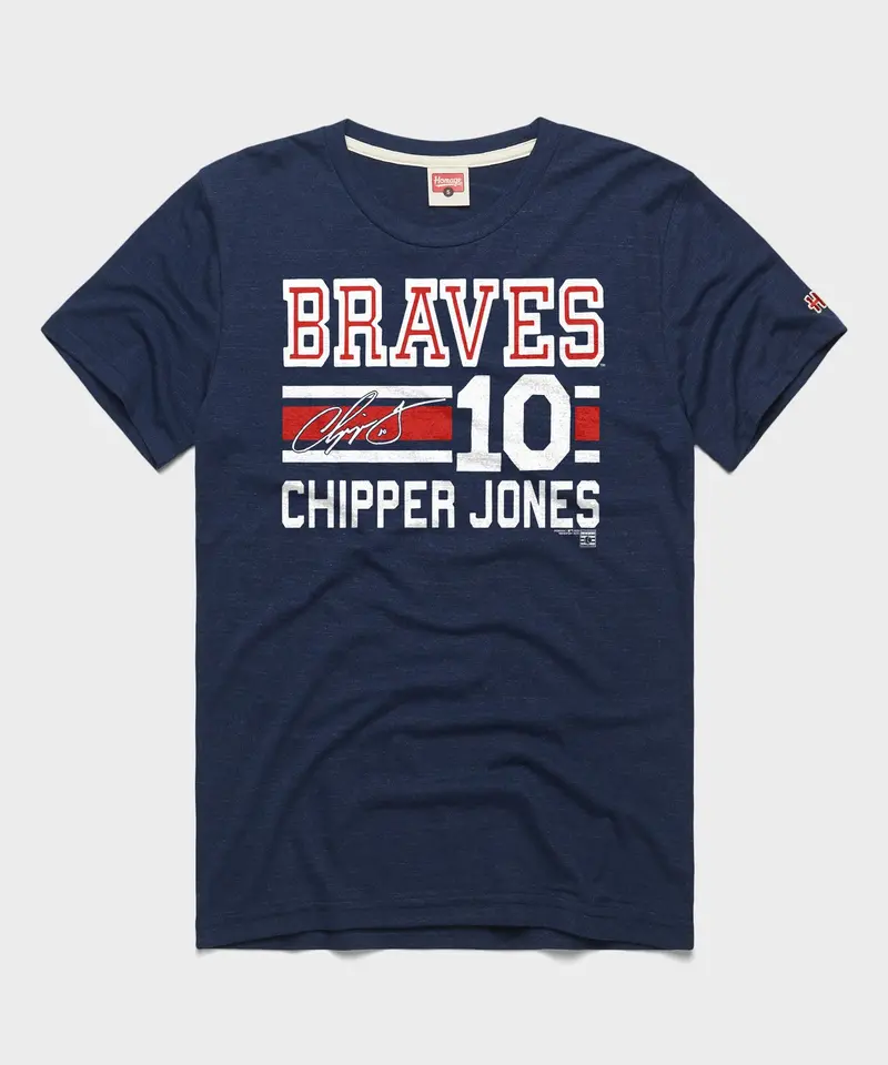 Braves Chipper Jones Signature Jersey 1
