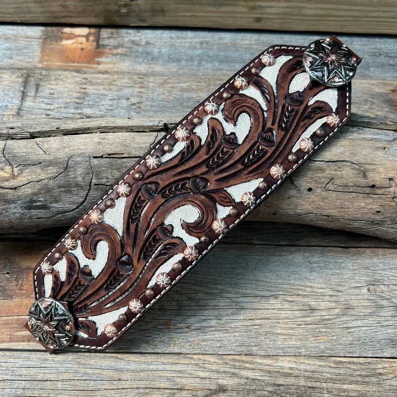 Bronc Noseband With Starburst Western Conchos 1