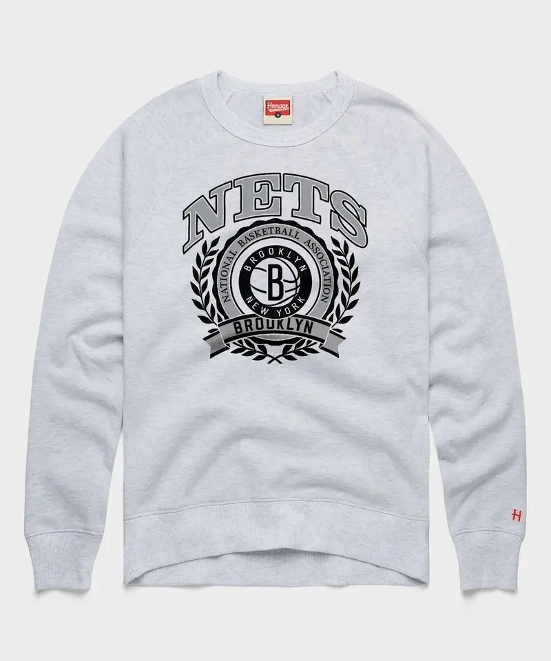Brooklyn Nets Crest Crewneck 1