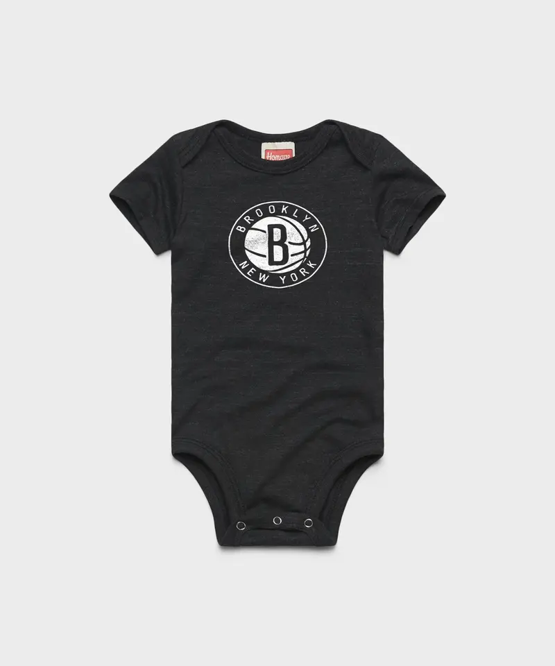 Brooklyn Nets Logo Baby One Piece 1
