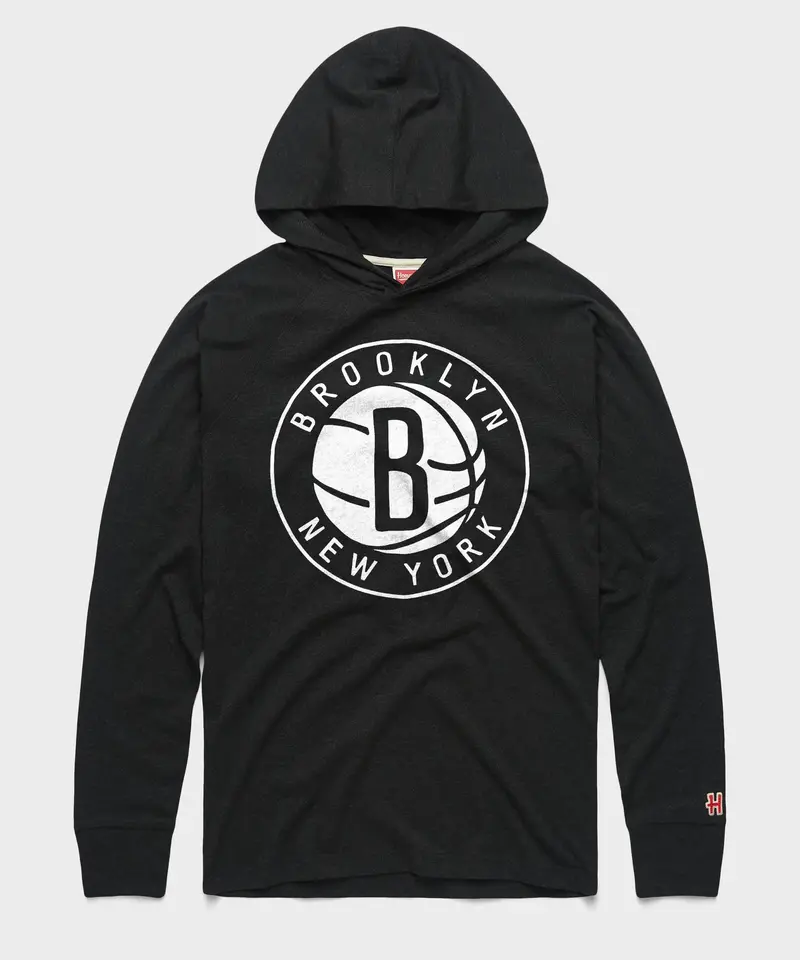 Brooklyn Nets Logo Lightweight Hoodie 1