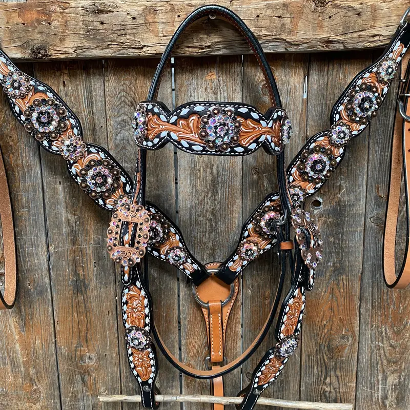 Browband/One Ear & Breastcollar Set #Bbbc413 1