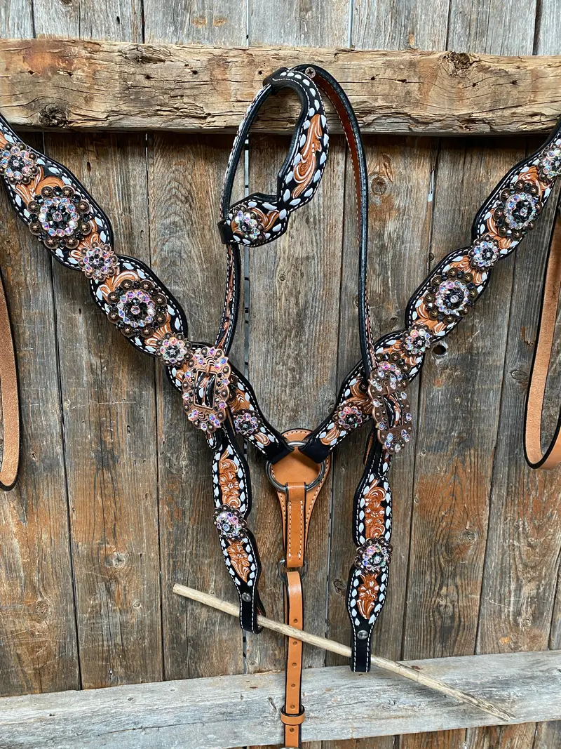 Browband/One Ear & Breastcollar Set #Bbbc413 2