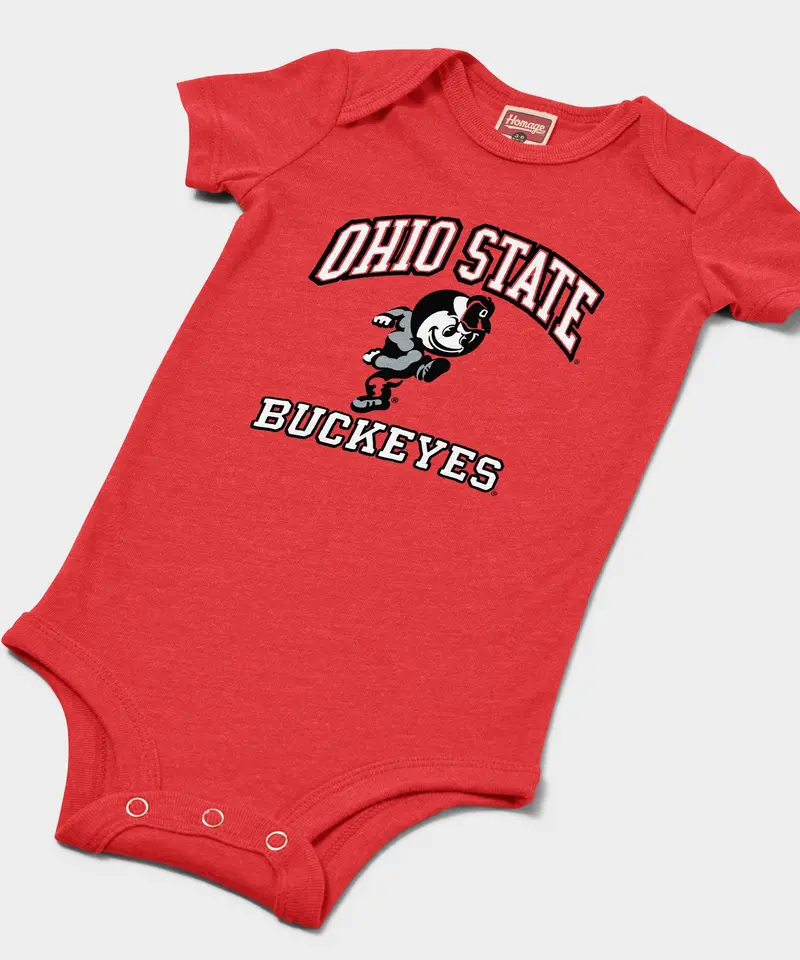 Brutus Buckeye Baby One Piece 2