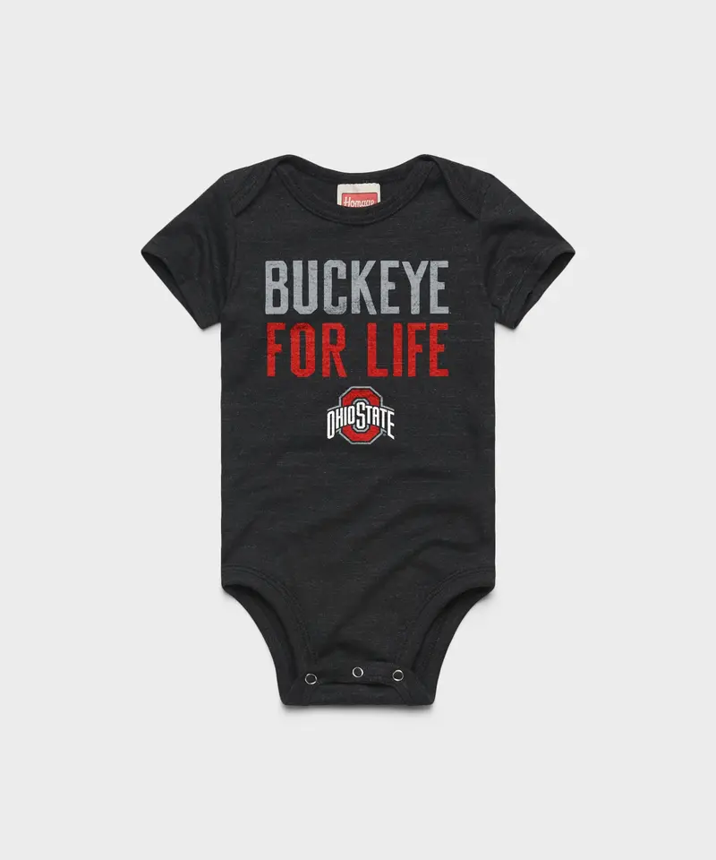 Buckeye For Life Baby One Piece 1