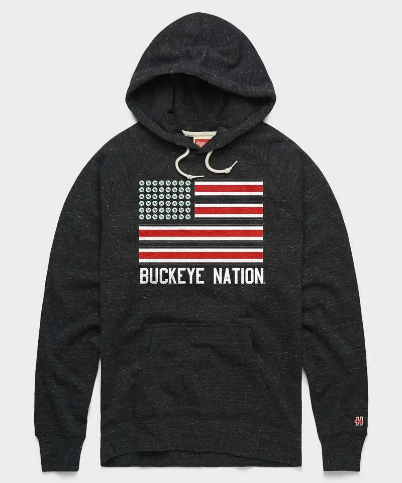 Buckeye Nation Flag Hoodie 1