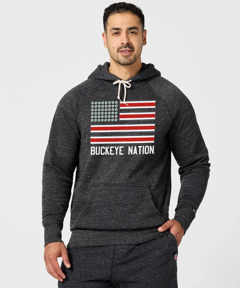 Buckeye Nation Flag Hoodie 3