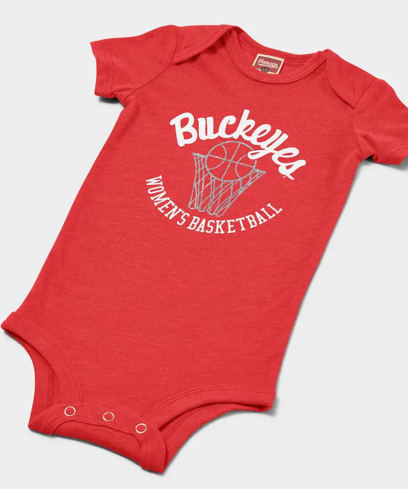 Buckeyes Women's Basketball Baby One Piece 2